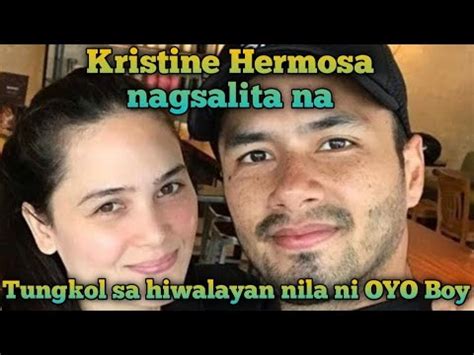 kristine hermosa scandal|Kristine Hermosa Nag salita na sa tungkol sa hiwalayan nila.